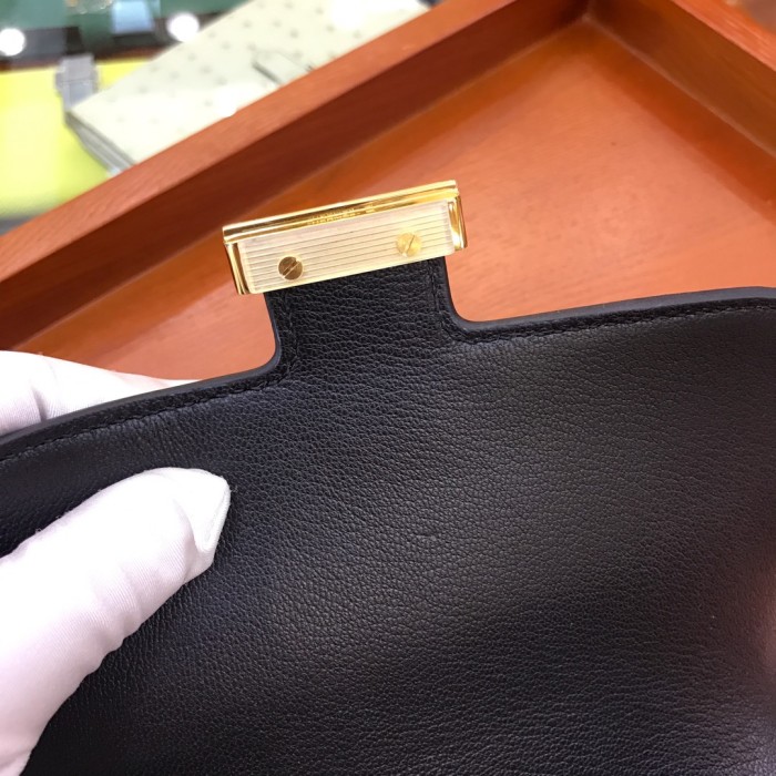 Handbags Hermes Constance size:18 cm