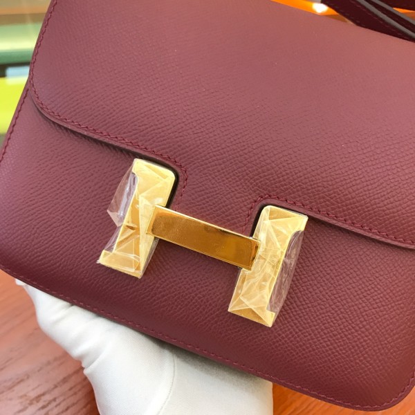  Handbags Hermes Constance  size:18 cm