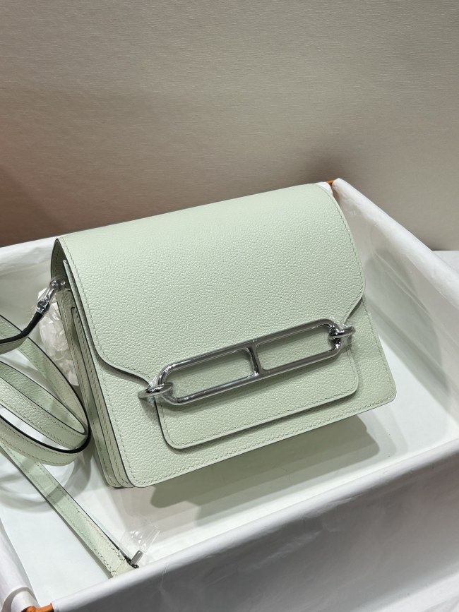  Handbags Hermes Roulis size:19 cm