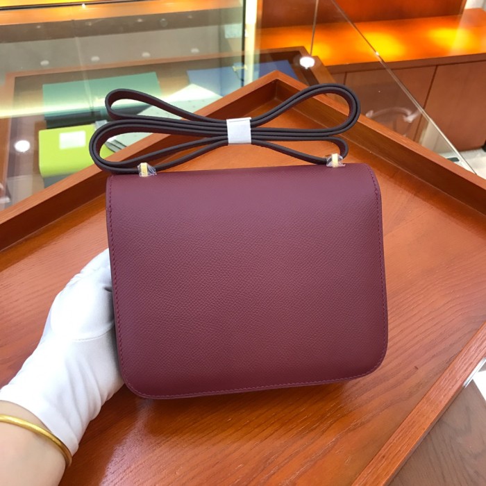  Handbags Hermes Constance  size:18 cm