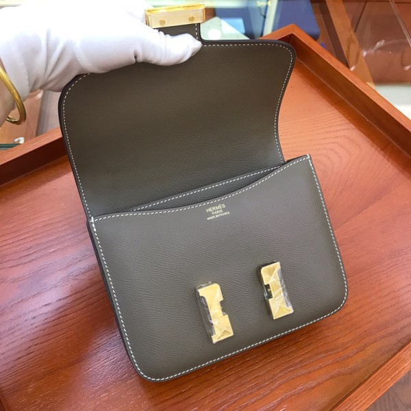  Handbags Hermes Constance  size:18 cm