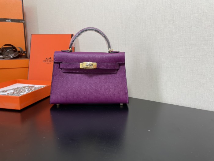  Handbags Hermes Kelly size:19.5 cm