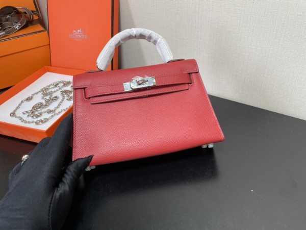  Handbags Hermes Kelly size:19.5 cm