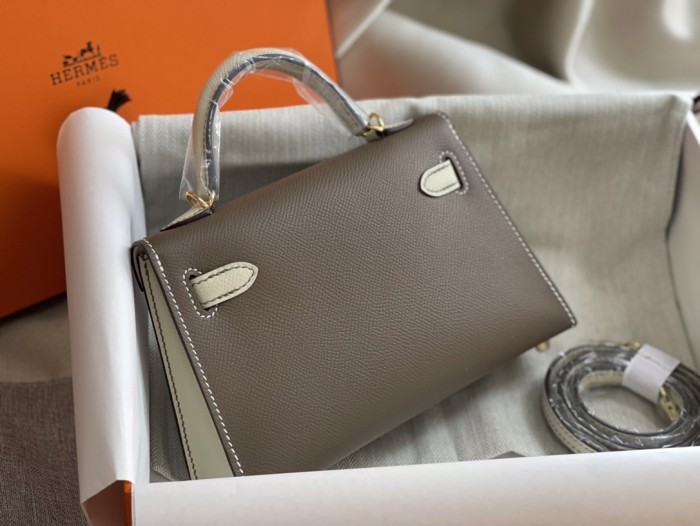  Handbags Hermes mini kelly size:20 cm