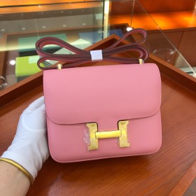  Handbags Hermes Constance  size:18 cm
