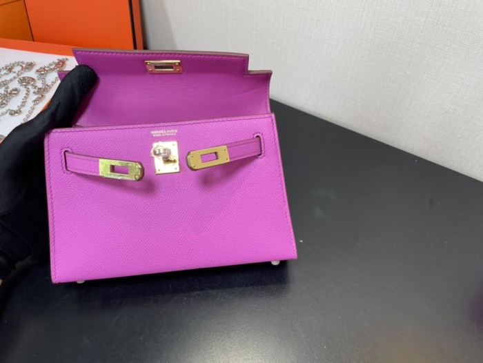  Handbags Hermes Kelly size:19.5 cm
