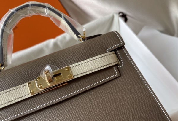  Handbags Hermes mini kelly size:20 cm