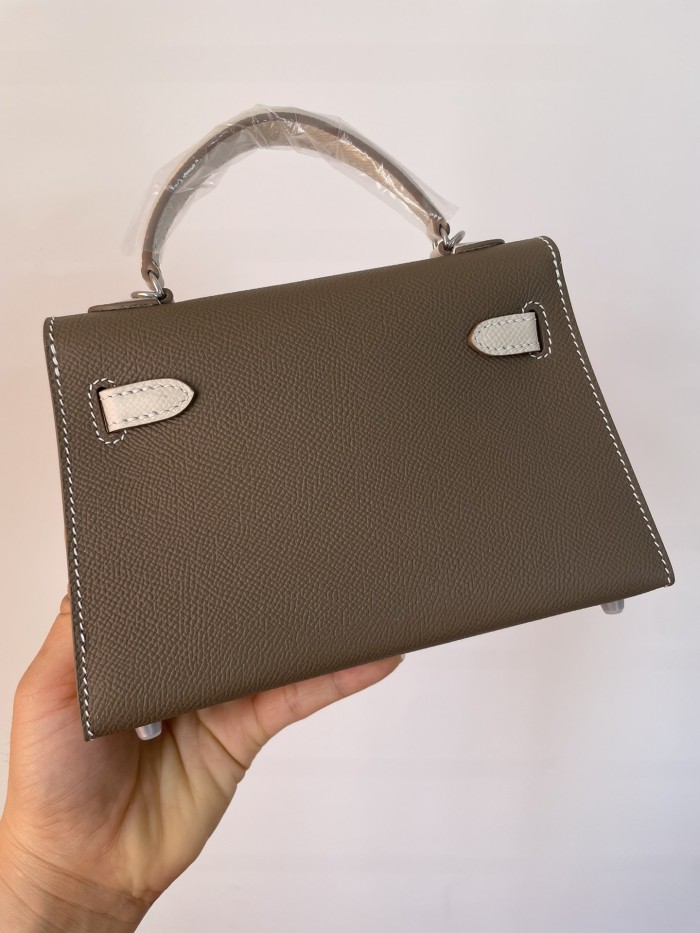  Handbags Hermes Kelly size:19.5 cm