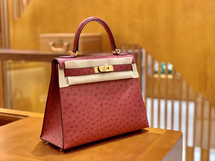  Handbags Hermes Kelly size:28 cm