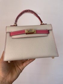  Handbags Hermes Kelly size:19.5 cm