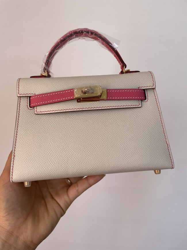  Handbags Hermes Kelly size:19.5 cm