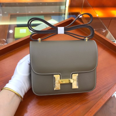  Handbags Hermes Constance  size:18 cm