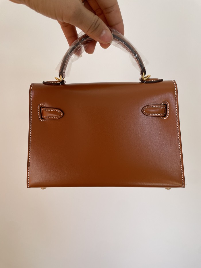  Handbags Hermes Kelly size:19.5 cm