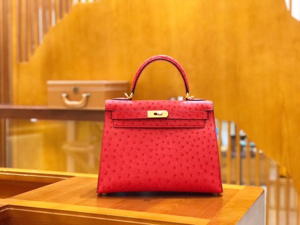  Handbags Hermes Kelly size:28 cm