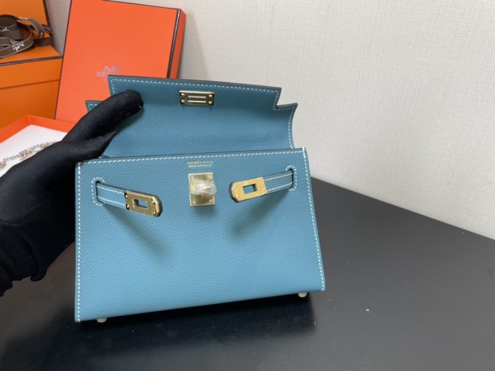  Handbags Hermes Kelly size:19.5 cm