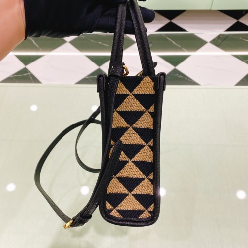 handbags prada 1BA355 size:19*6*17cm