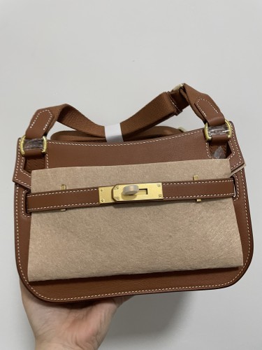  Handbags Hermes Mini Jypsiere  size:23-17-5 cm