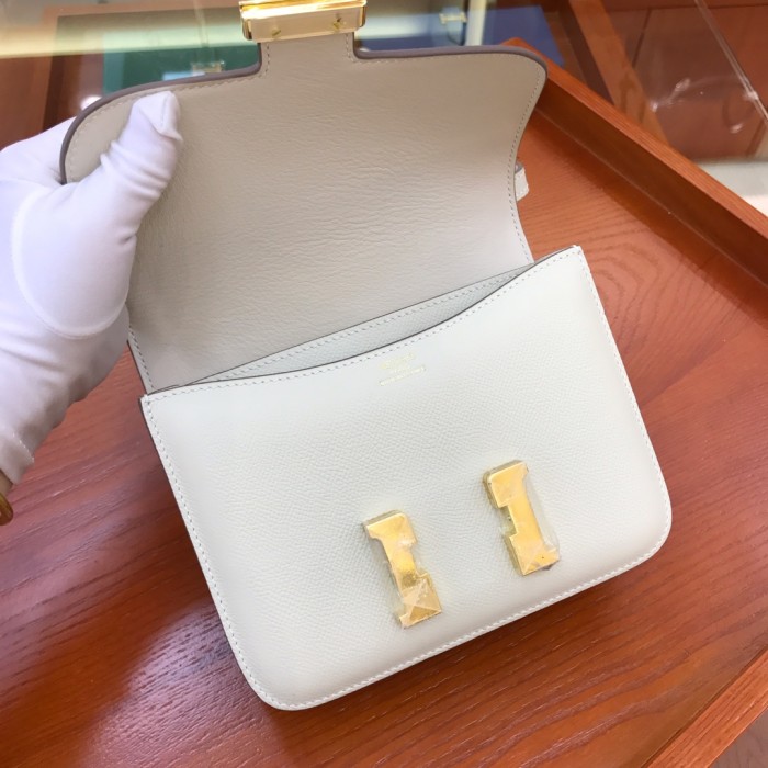  Handbags Hermes Constance  size:18cm