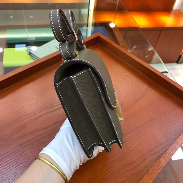  Handbags Hermes Constance  size:18 cm