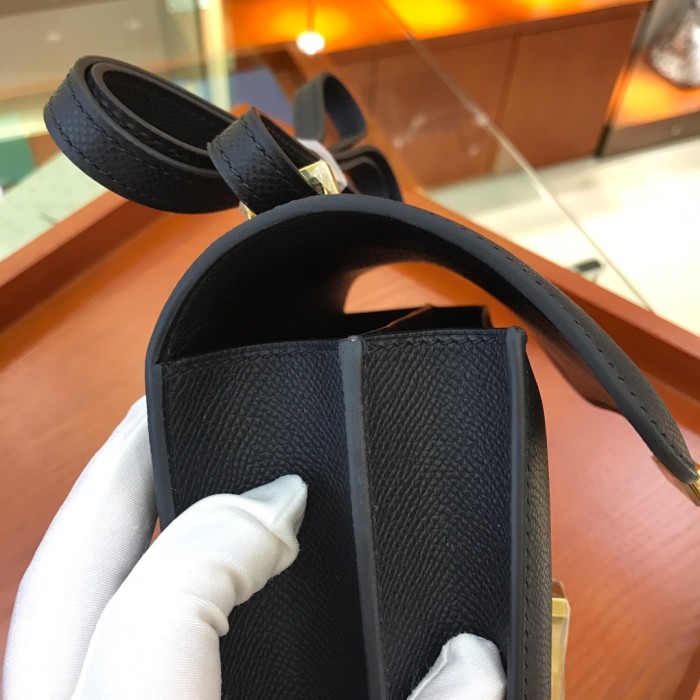  Handbags Hermes Constance size:18 cm