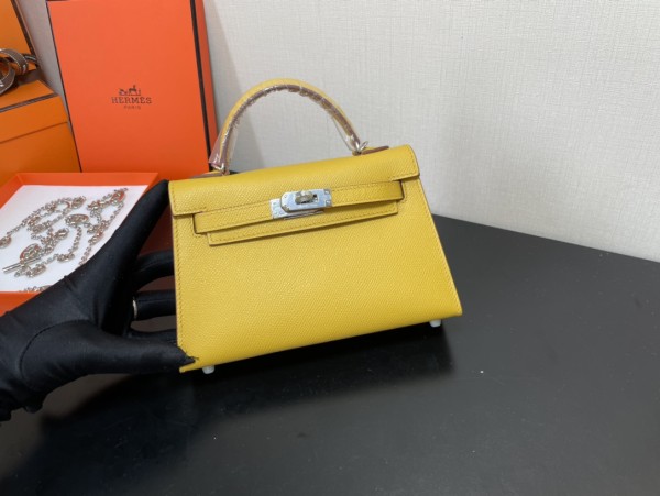  Handbags Hermes Kelly size:19.5 cm