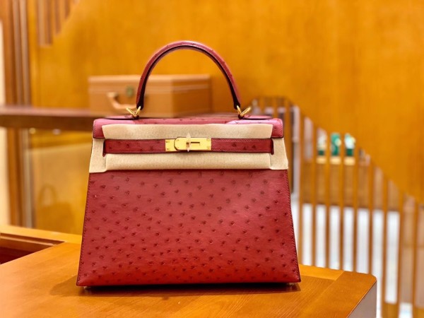  Handbags Hermes Kelly size:28 cm