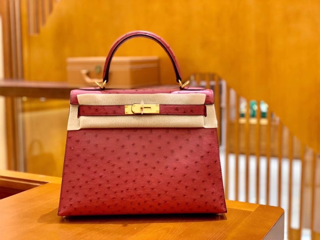  Handbags Hermes Kelly size:28 cm