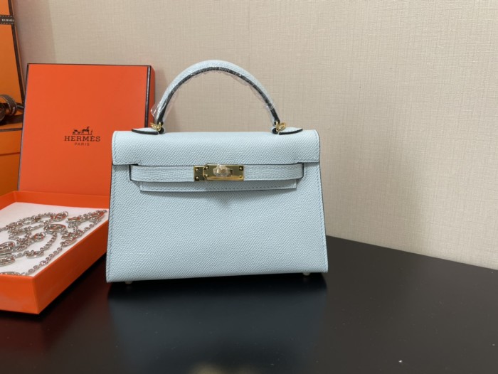  Handbags Hermes Kelly size:19.5 cm
