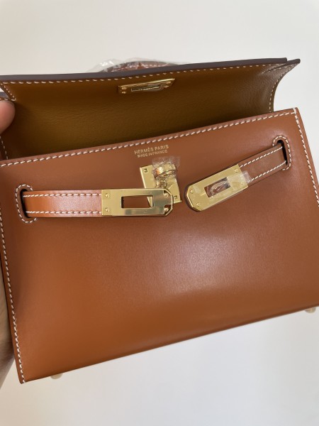  Handbags Hermes Kelly size:19.5 cm