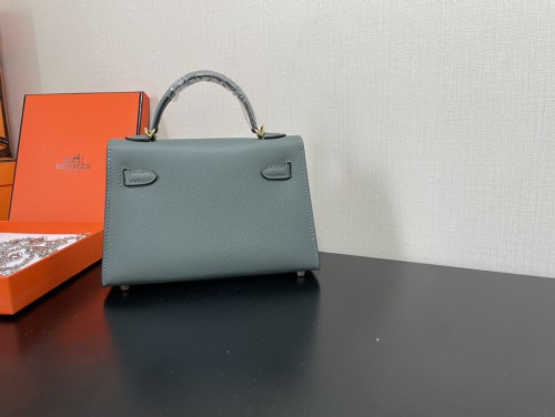 Handbags Hermes Kelly size:19.5 cm