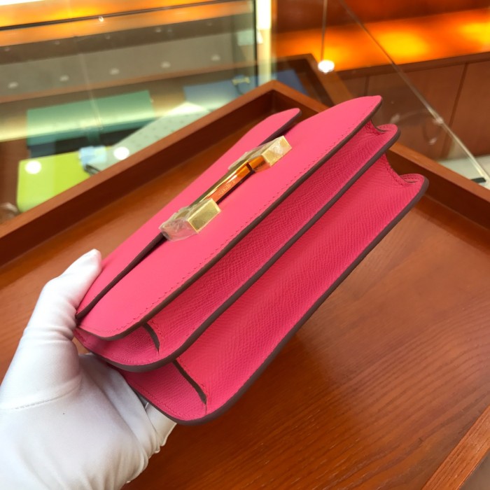  Handbags Hermes Constance  size:18 cm