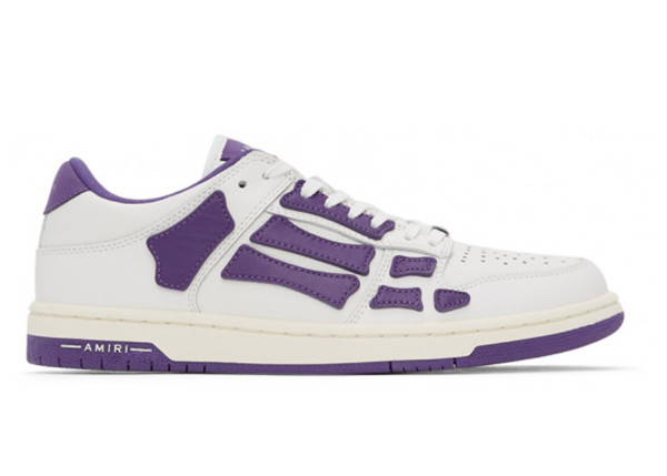 AMIRI Skel Top Low White Purple