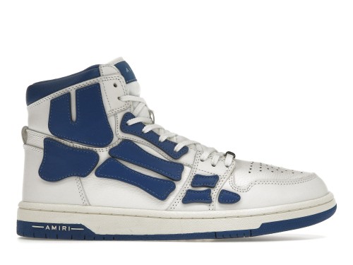 AMIRI Skel Panelled High Top White Blue