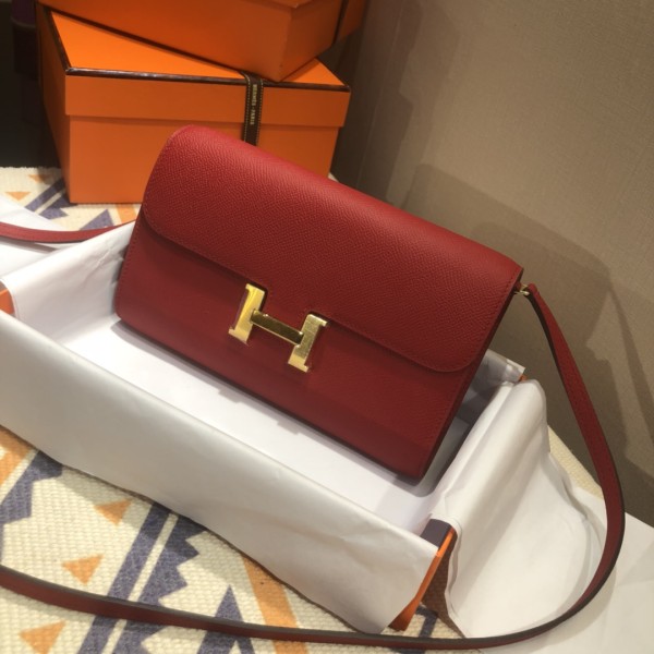  Handbags Hermes Constance  size:21.5×13×4 cm