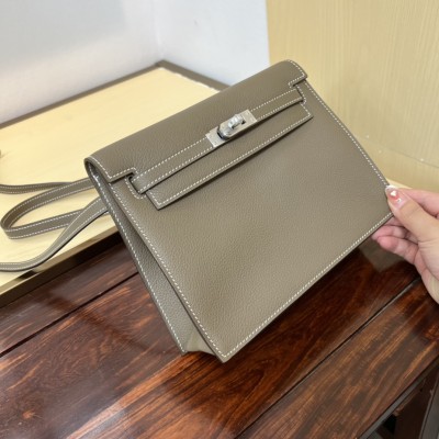  Handbags Hermes Kelly danse size:22 cm