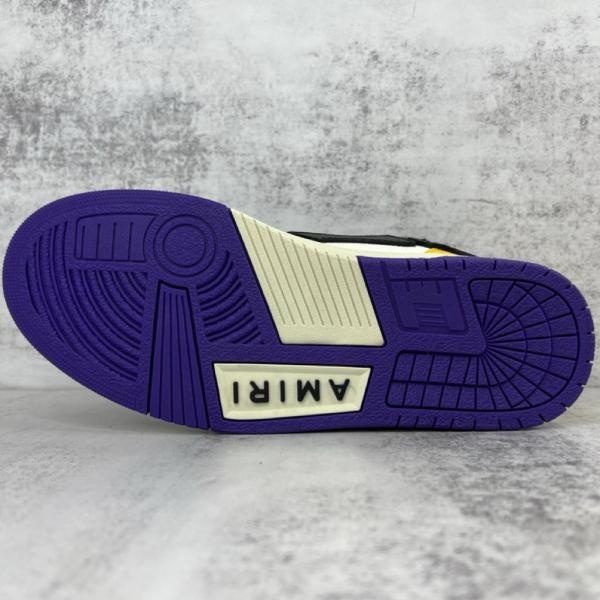 AMIRI Skel Top Hi Purple Gold Black White