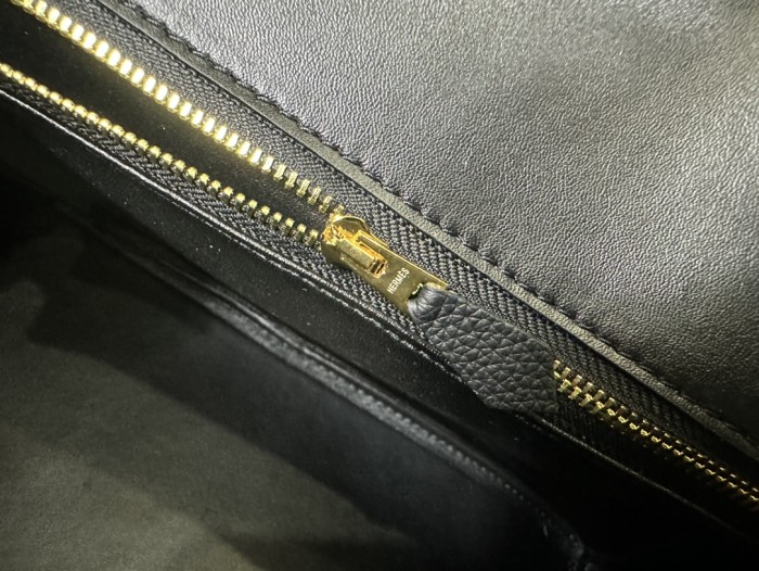 HERMES Birkin Togo Calfskin Birkin Bag Handbag Women's Noir Black H027633CC89 size 30*16*22 cm