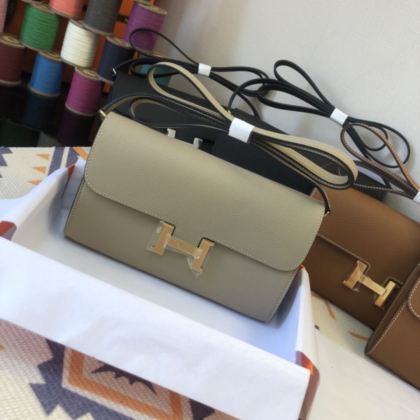  Handbags Hermes Constance  size:21.5×13×4 cm