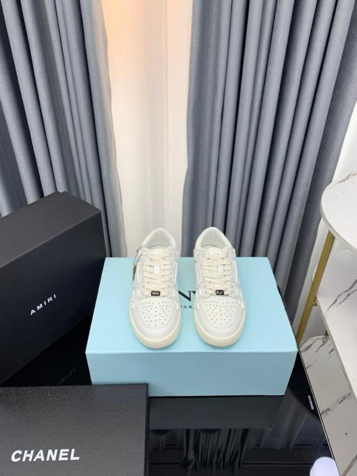 AMIRI Skel Top Low White Vintage