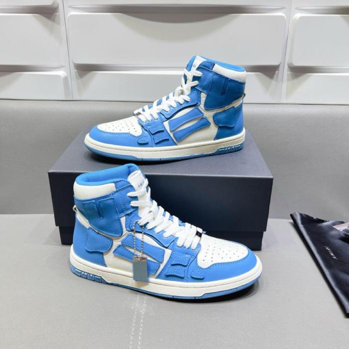 AMIRI Skel Top Hi Powder Blue White