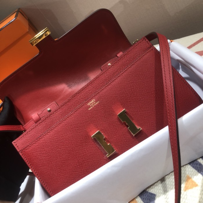  Handbags Hermes Constance  size:21.5×13×4 cm