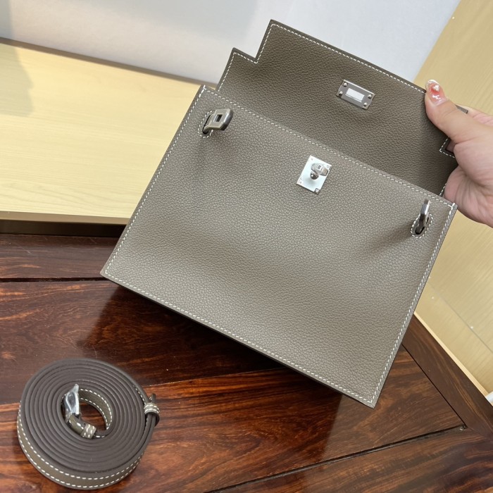  Handbags Hermes Kelly danse size:22 cm