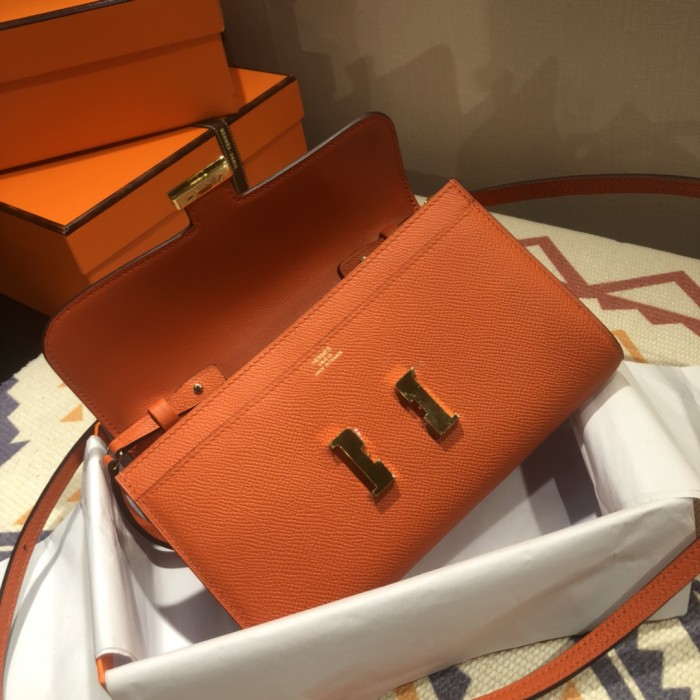  Handbags Hermes Constance  size:21.5×13×4 cm