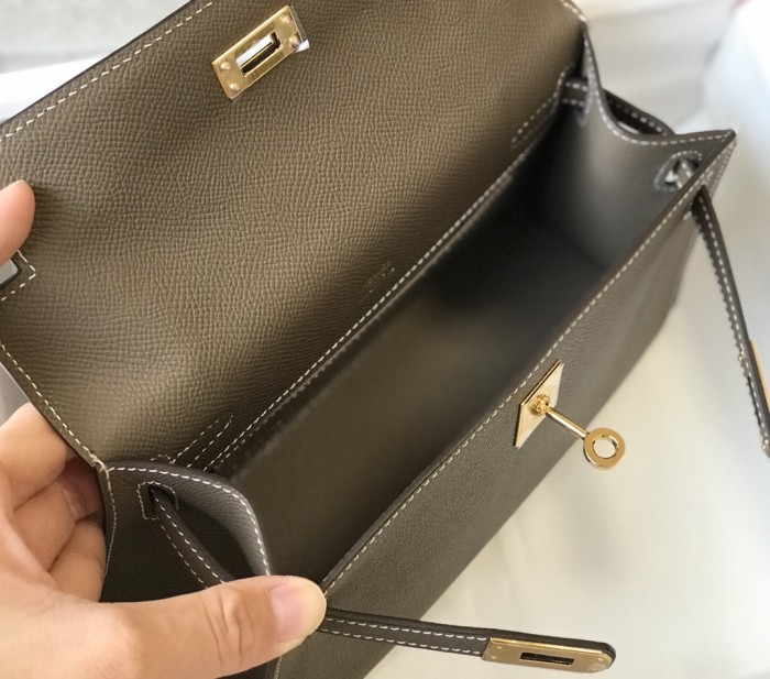  Handbags Hermes 𝑴𝒊𝒏𝒊 𝑲𝒆𝒍𝒍𝒚 size:22cm