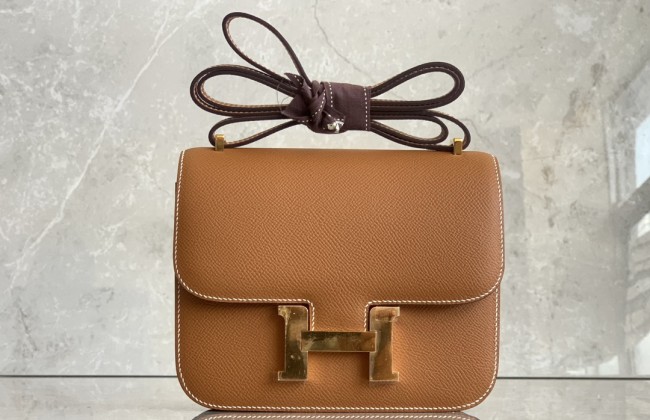  Handbags Hermes Constance  size:19 cm