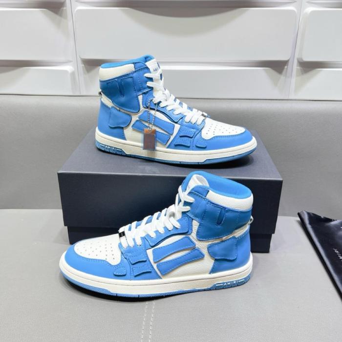 AMIRI Skel Top Hi Powder Blue White