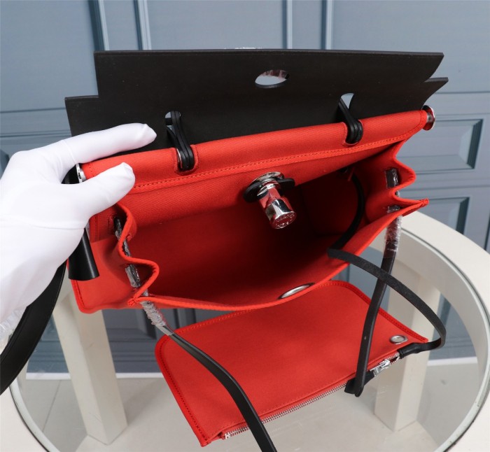  Handbags Hermes Hermès Herdag  size:31cm