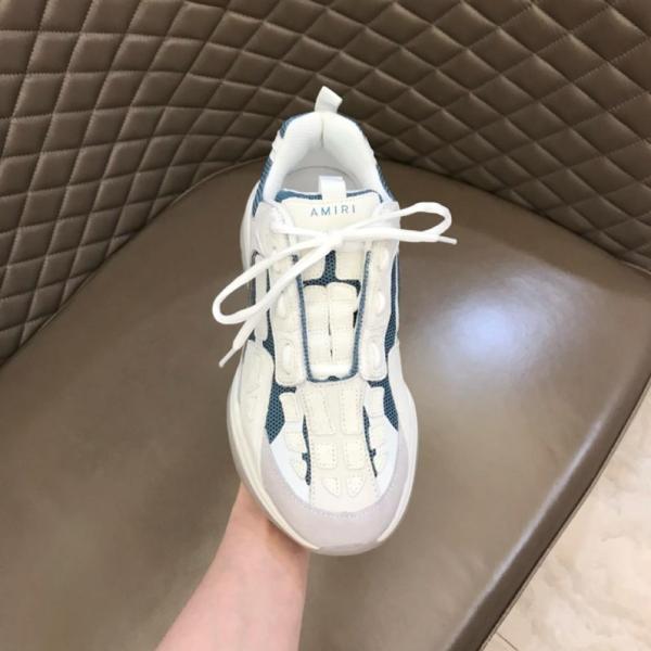 AMIRI Bone Runner Teal White