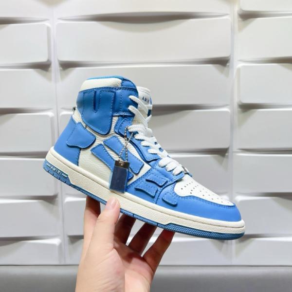 AMIRI Skel Top Hi Powder Blue White
