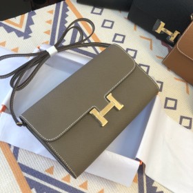  Handbags Hermes Constance  size:21.5×13×4 cm